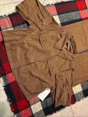 Women’s Boot Cut Corduroy Pants & Corduroy  Jacket Top with button Pockets